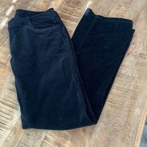 White House Black Market Noir Black Corduroy Pants